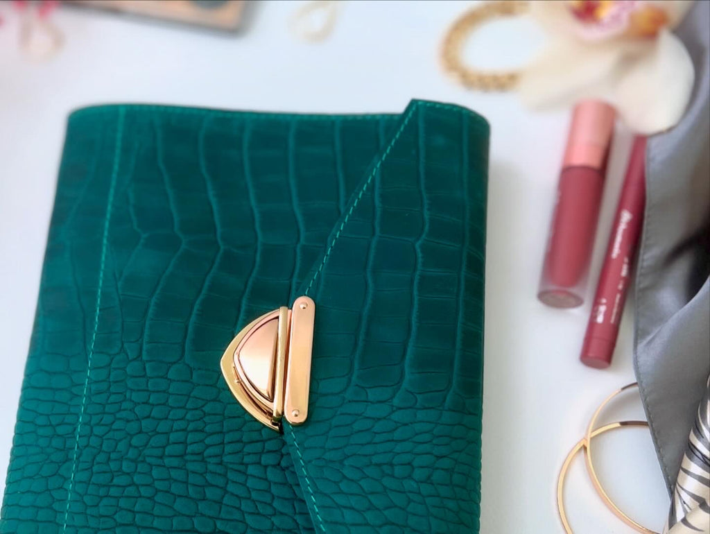 Sea wave leader notebook cover A5.