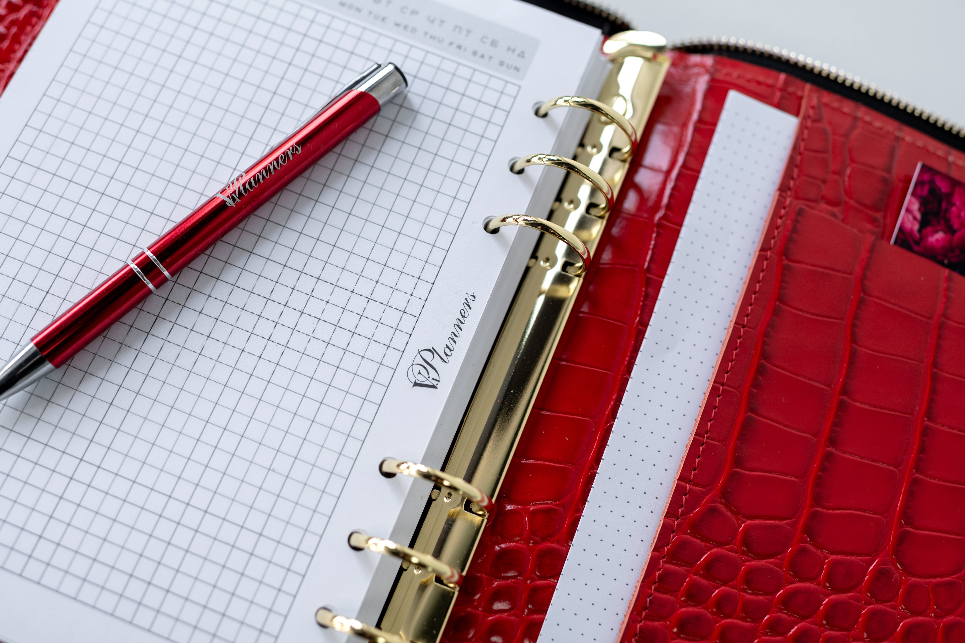 Cyprus, Limassol. Bag'planner. Double zippered leather planner organizer A5.