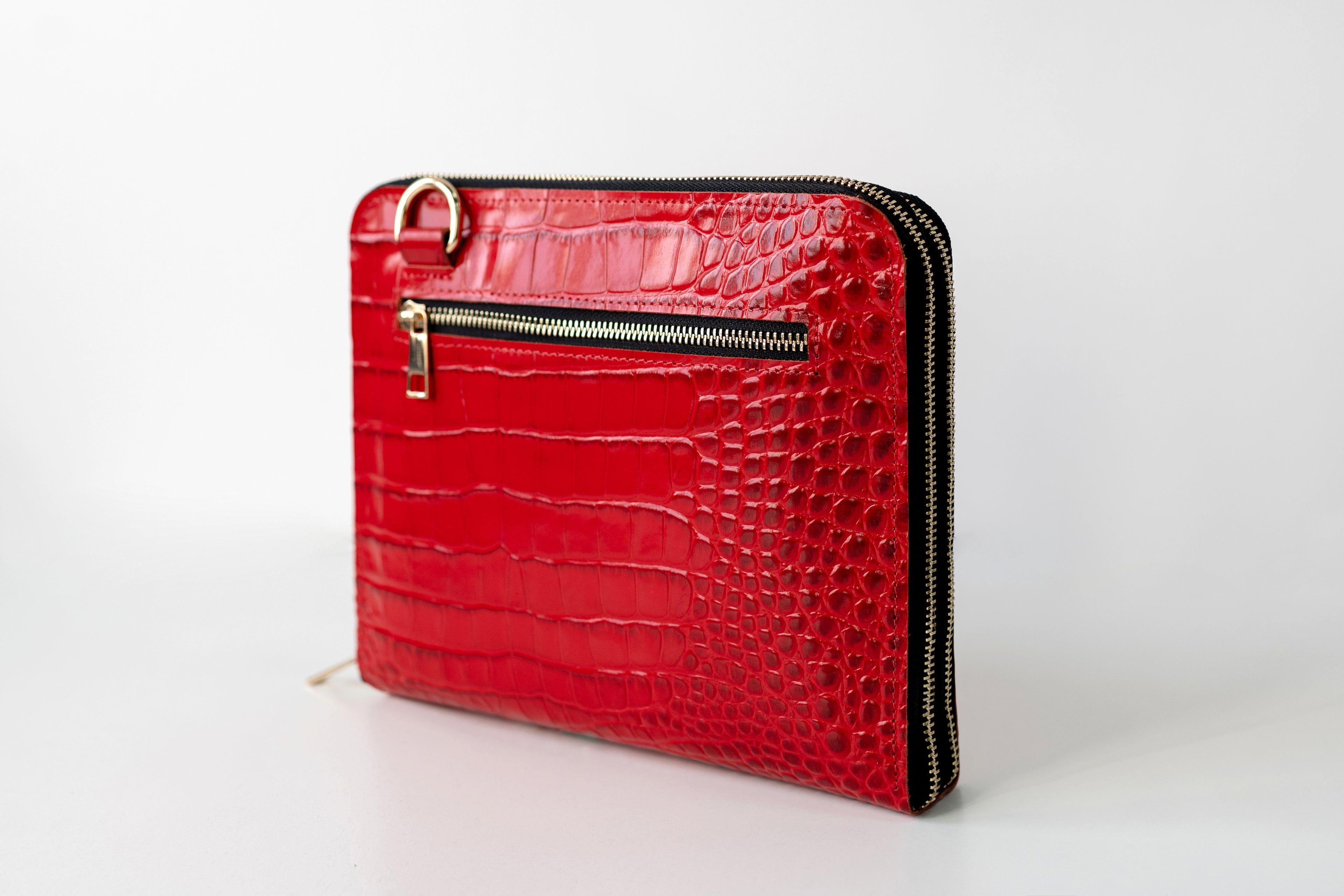 Bag'planner. Double zippered leather planner organizer A5.