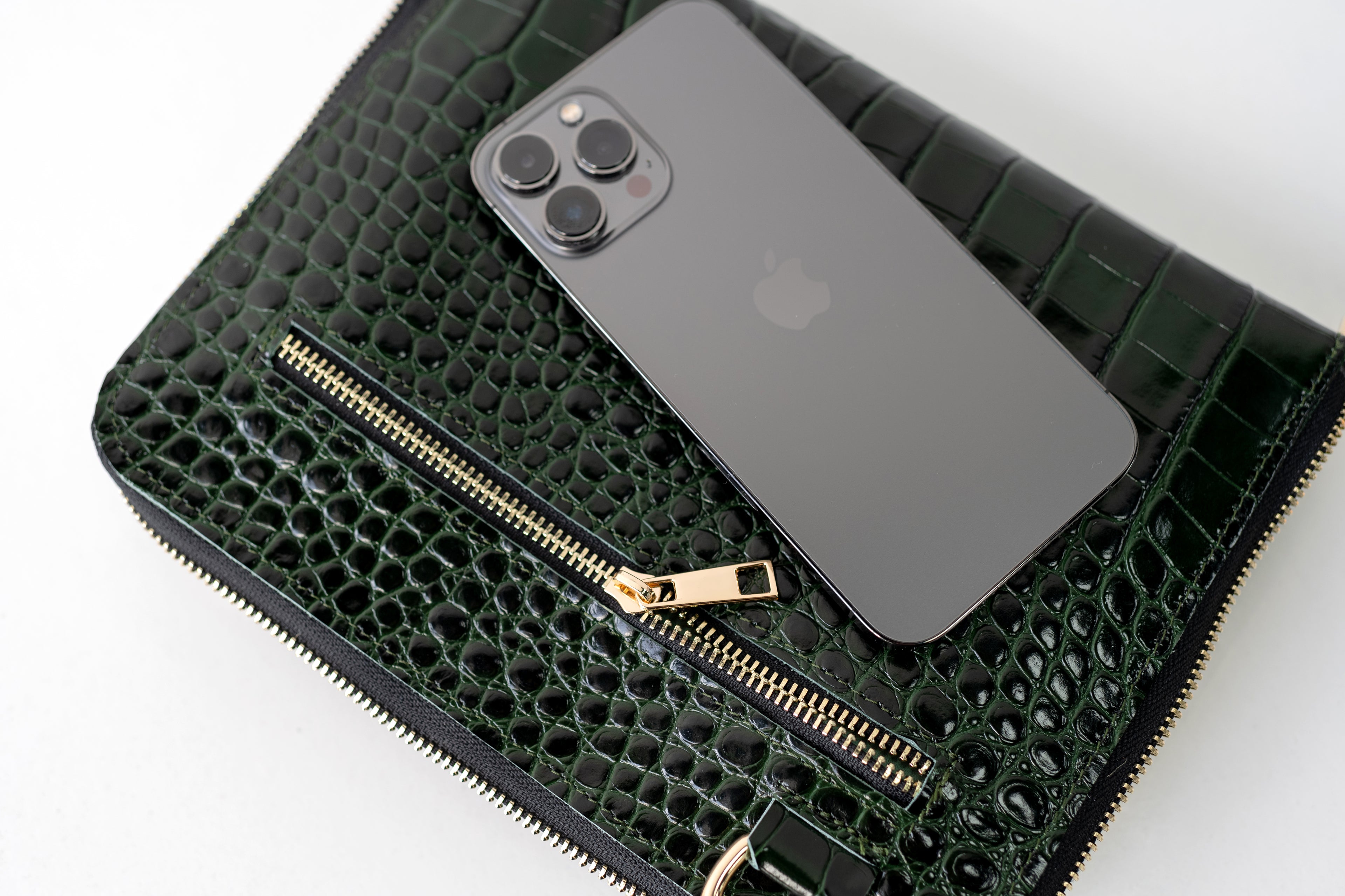 Bag'planner. Double zippered leather planner organizer A5.
