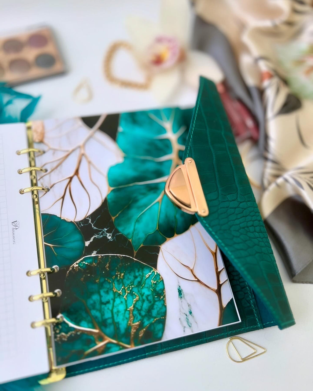 Sea wave leader notebook cover A5.