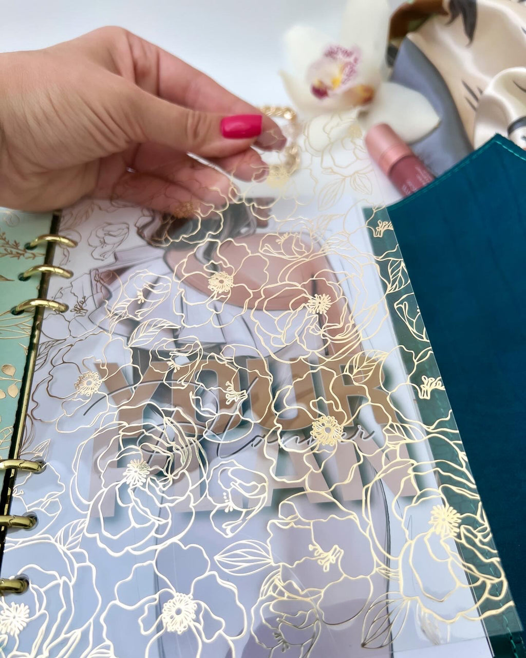 Sea wave leader notebook cover A5.