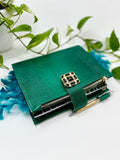 Cyprus,Limassol Green leather planner A5