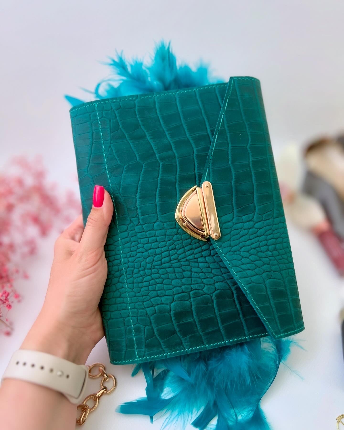 Sea wave leader notebook cover A5.