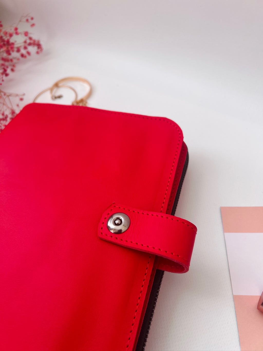 Double leather cover planner A5