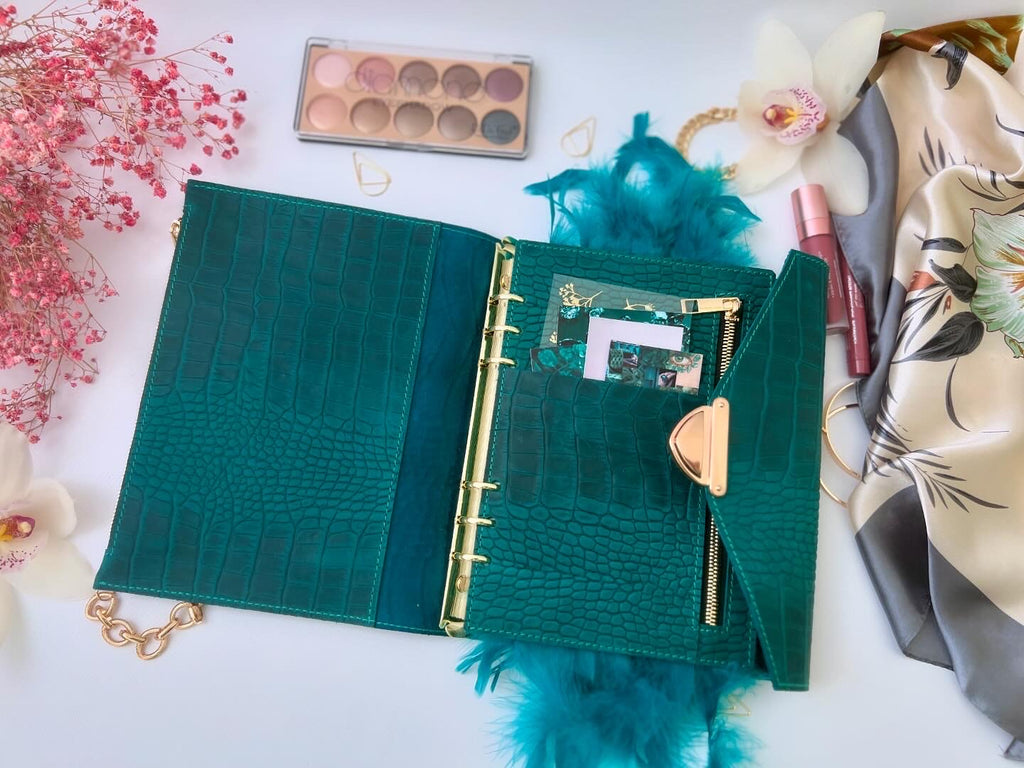 Sea wave leader notebook cover A5.