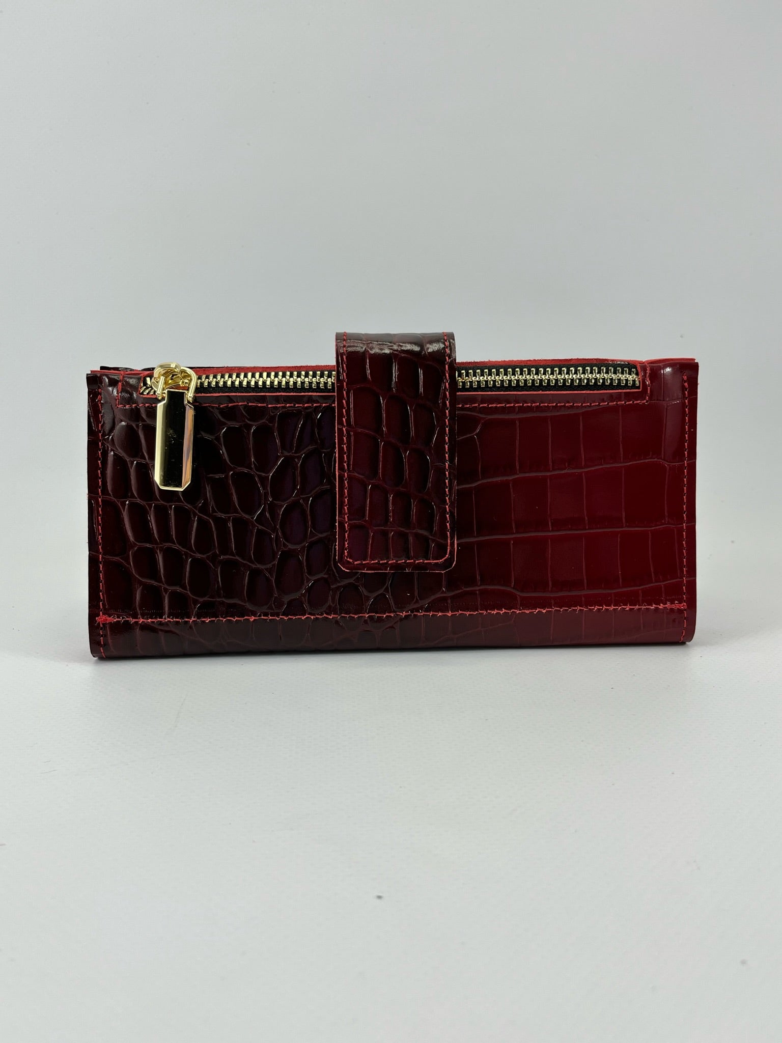 Cyprus, Limassol. Ombré black and red leather planner A5