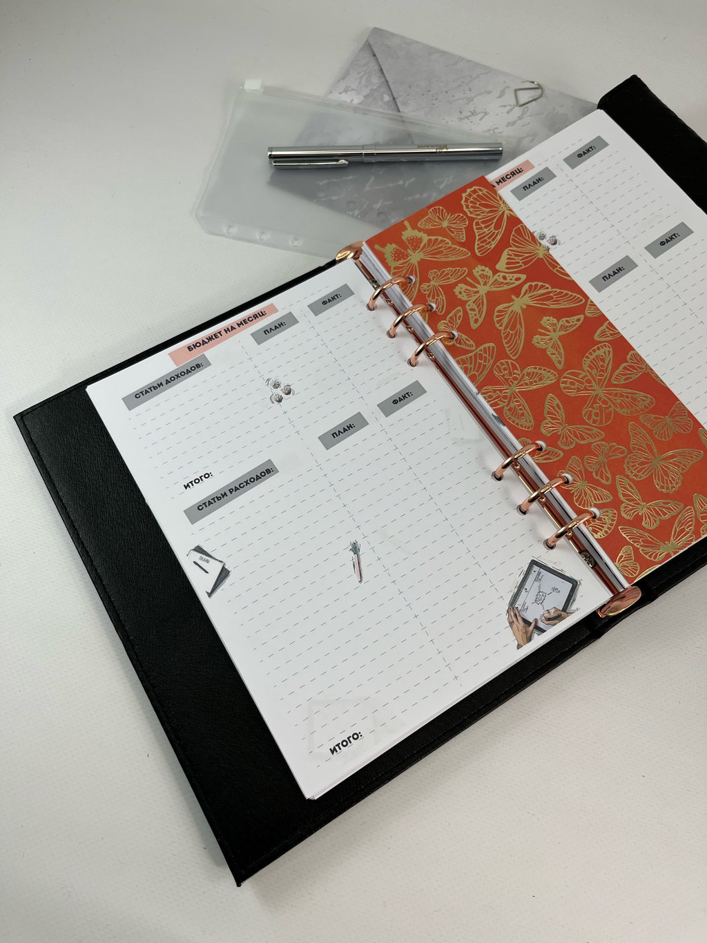 Cyprus, Limassol Hard cover leather weekly planner A5