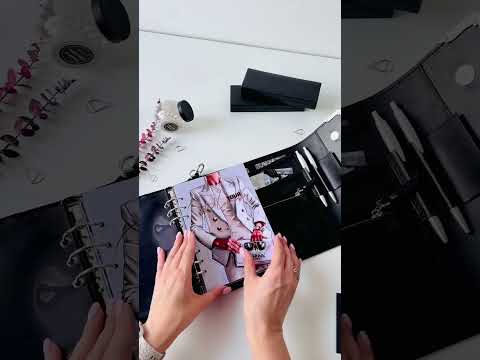 🖤Black heart🖤 Natural Italian Leather Planner A5, gift for her, perfect planner, Ring Planner Agenda A5 Six Ring Planner and Ring Personal Planner.