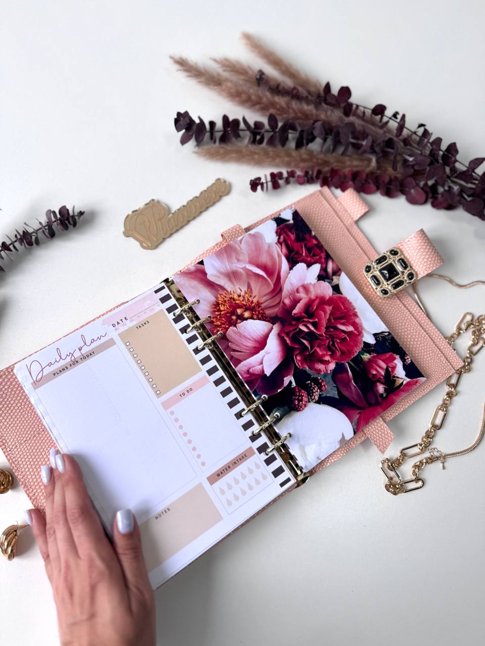 Natural Italian Leather Planner A5, Ringbuch a5, Leather template, A5 ring binder,Binder a5,Leather wallet template,Binder wallet.