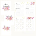 Dated 2026 weekly planner pages. Printed planner pages, size A5.