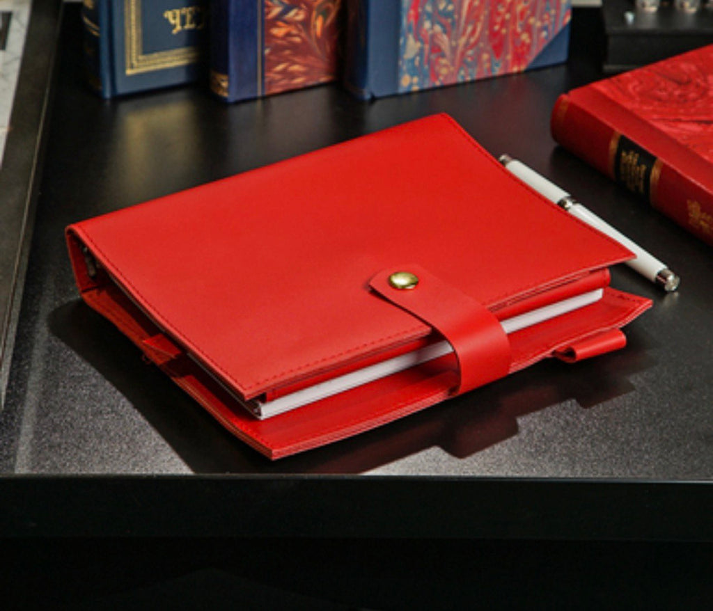 Cyprus, Limassol,  stationery items. Leather notebook cover A5,  classic collection.