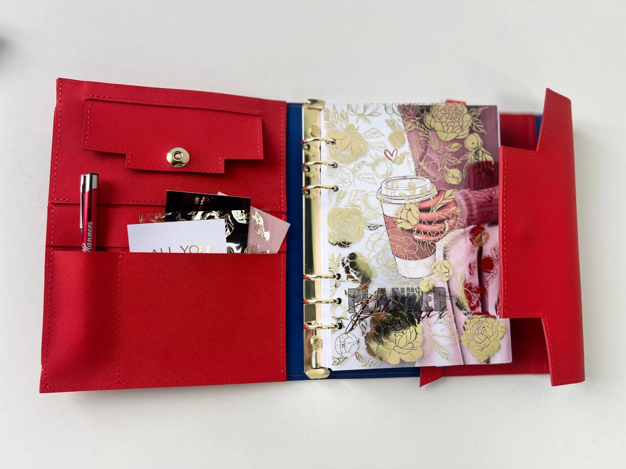 Cyprus, Limassol,  stationery items. Leather notebook cover A5.