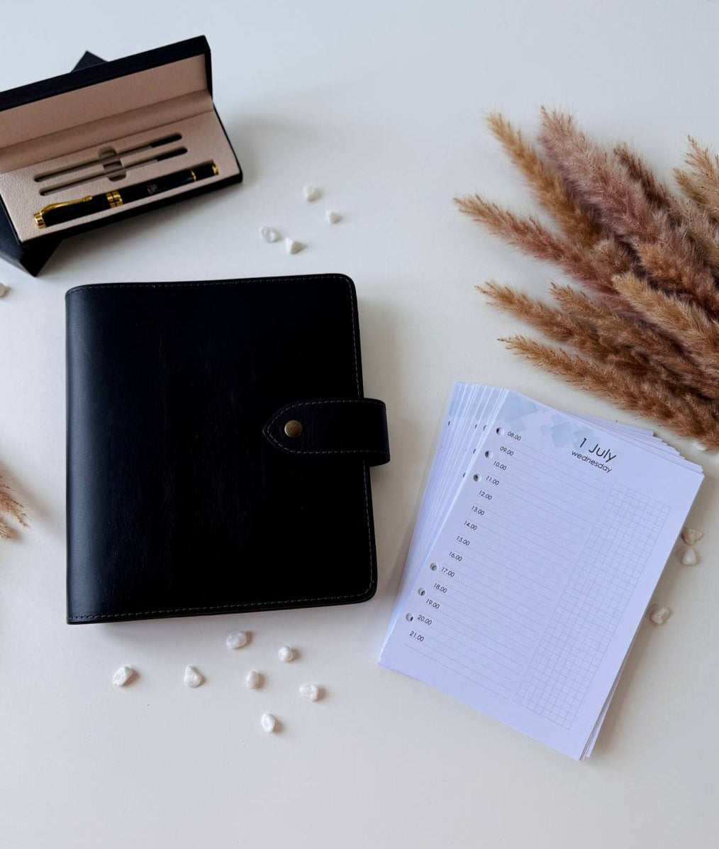 All-in-One Planning System: Daily Planner, Budget & Schedule Inserts. Dated 2026 planner. Gift for him. Gift for boss. Gift for father.