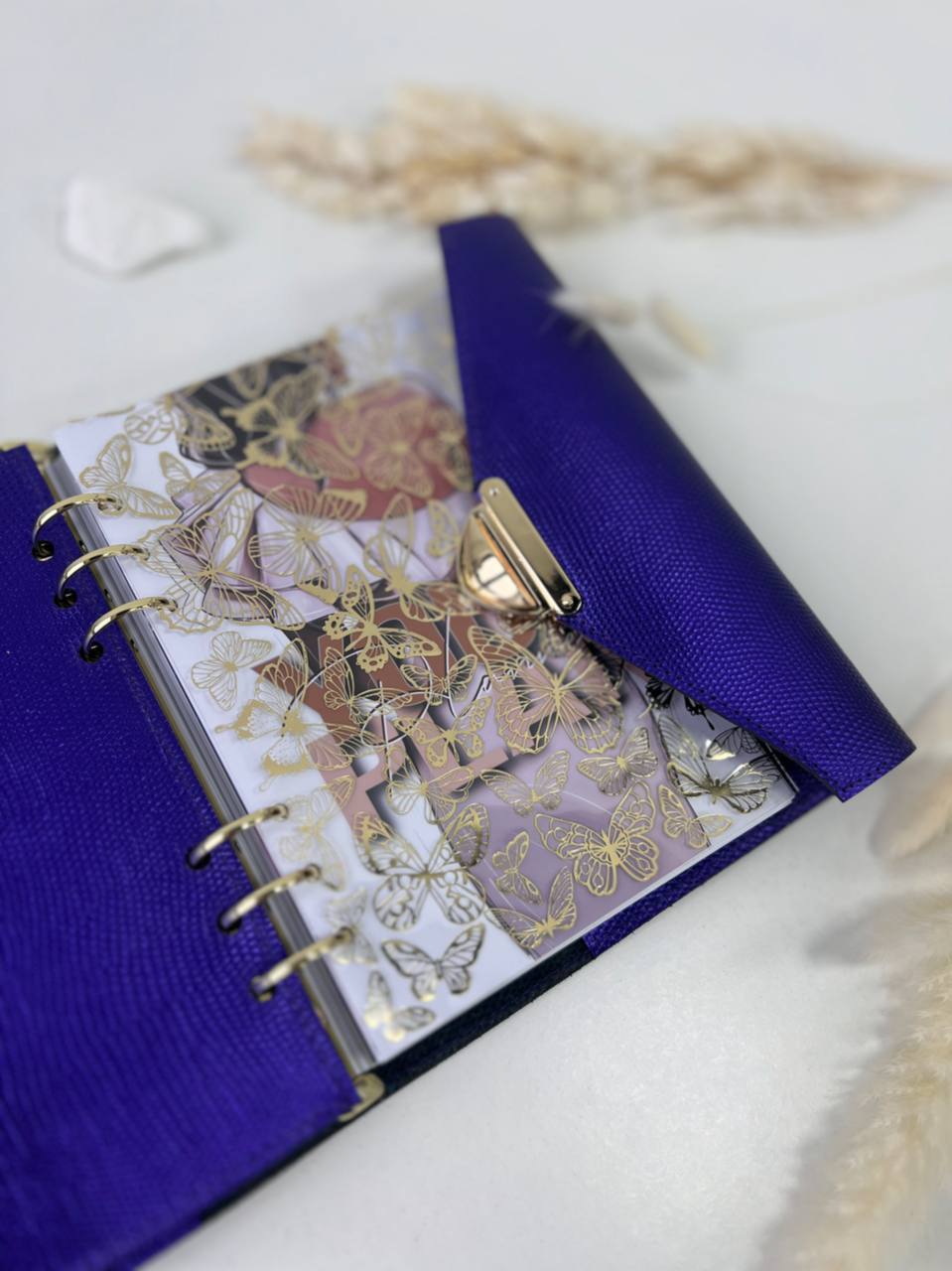 Leather notebook cover A5.