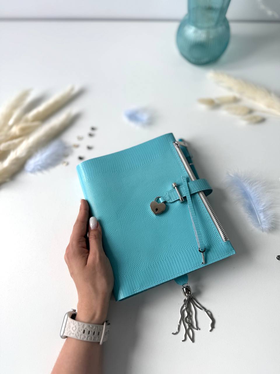 Natural Italian Leather Planner A5, Ringbuch a5, Leather template, A5 ring binder,Binder a5,Leather wallet template,Binder wallet.