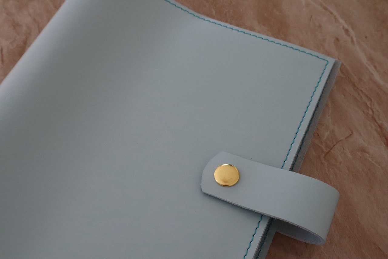 Cyprus, Limassol,  stationery items. Leather notebook cover A5,  classic collection.