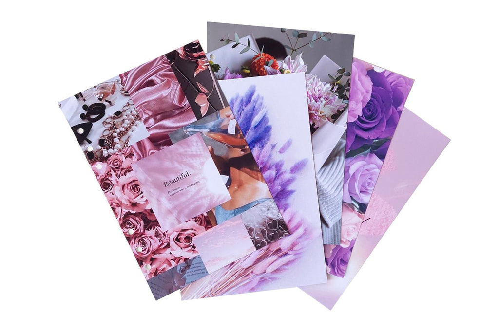 Violet Natural Italian Leather Planner A5, gift for her, perfect planner, Ring Planner Agenda A5 Six Ring Planner and Ring Personal Planner.