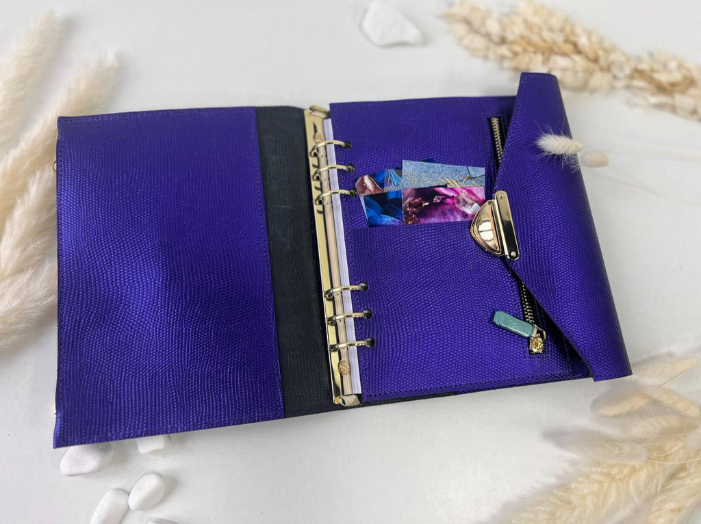 Leather notebook cover A5.