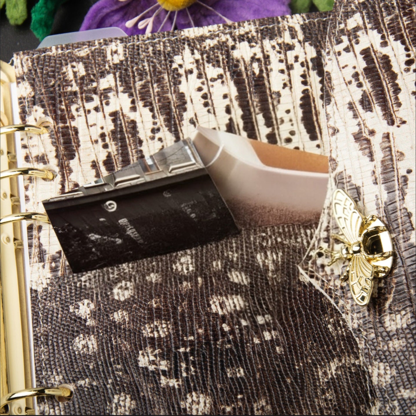 Rare natural Leather notebook cover A5.