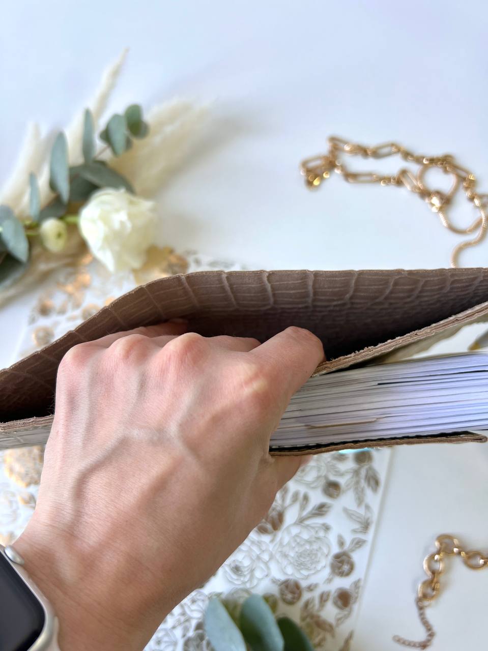 A6 NEW SIZE leather double planner cover binder 6 rings binder, dated planner, leather planner, gift for her, medium size planner.