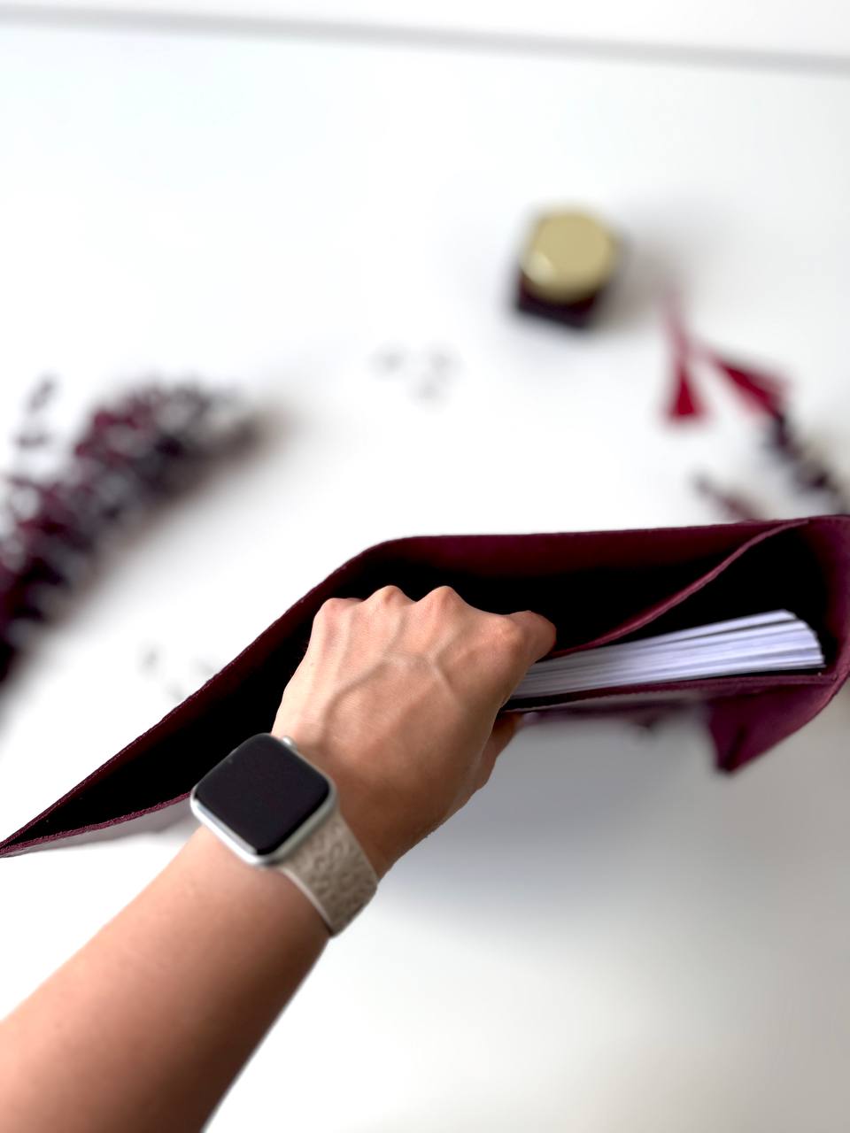 Burgundy Natural Leather Planner A5, Ringbuch a5, Leather template, A5 ring binder,Binder a5,Leather wallet template,Binder wallet.