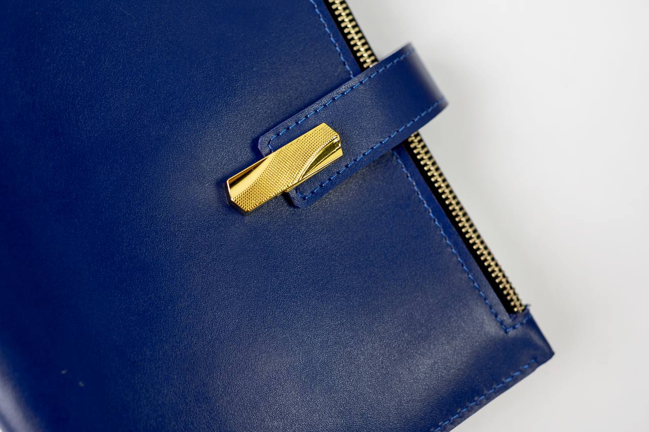 Cyprus, Limassol. Leather cover A5 - for documents A5 and A4 size.