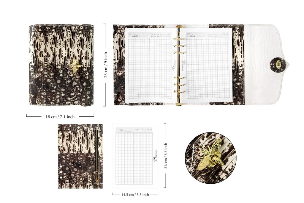 Rare natural Leather notebook cover A5.