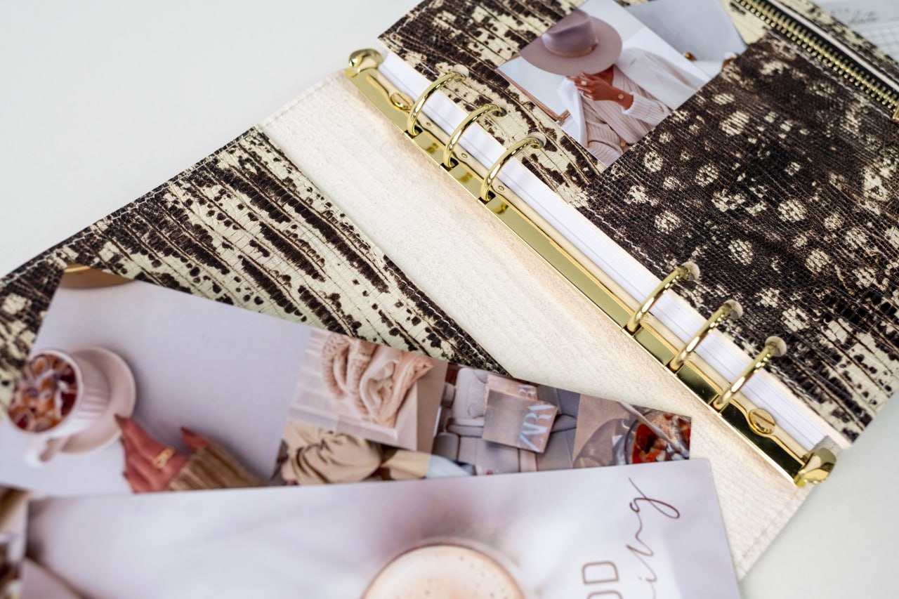 Rare natural Leather notebook cover A5.