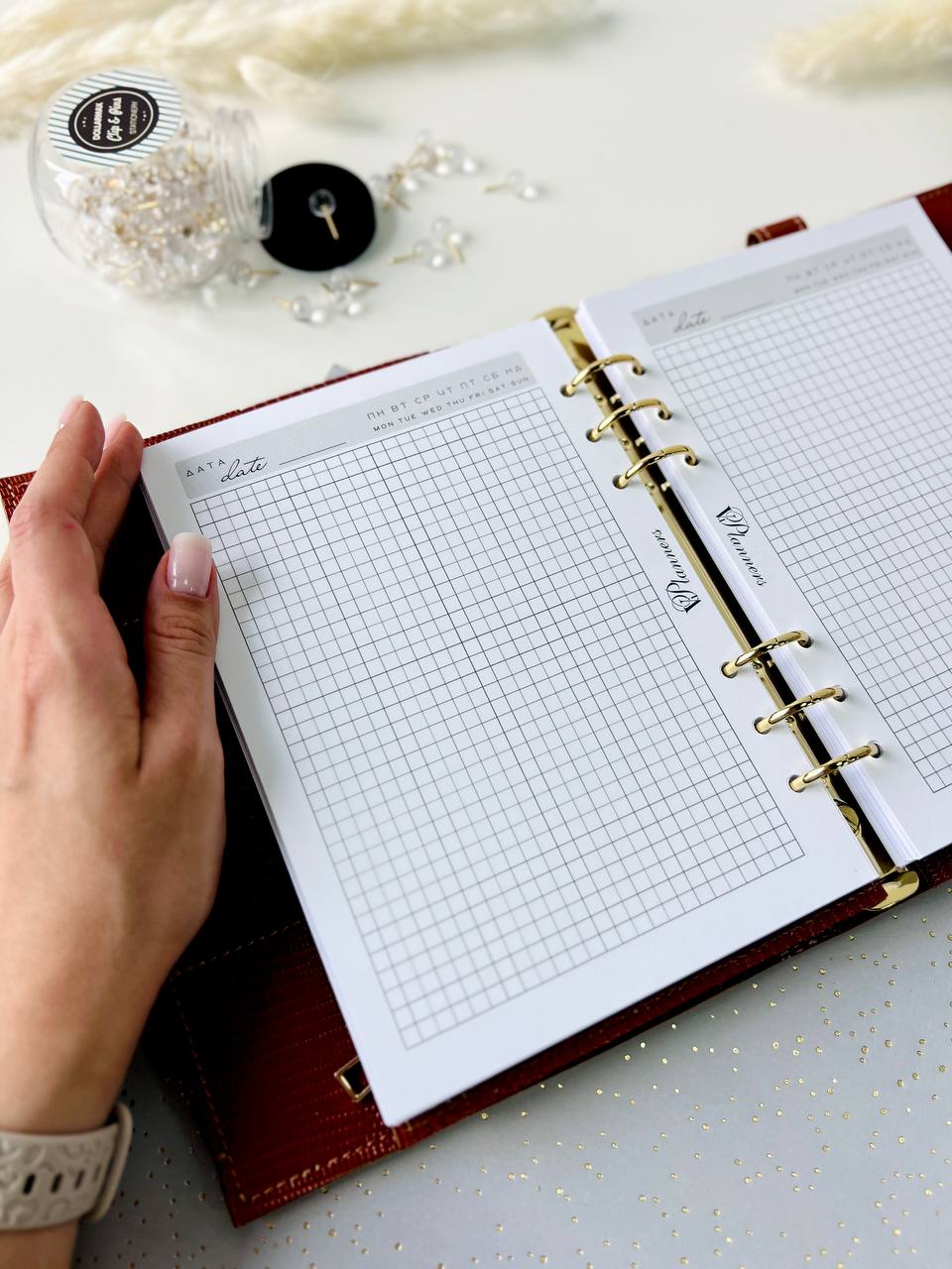 Cyprus, Limassol. Natural Italian Leather Planner A5, Ringbuch a5, Leather template, A5 ring binder,Binder a5,Leather wallet template,Binder wallet.