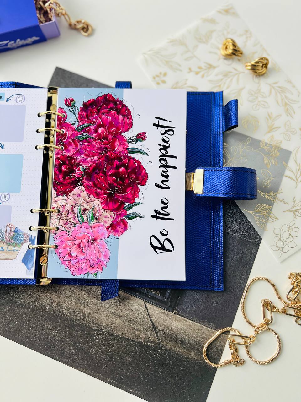 Leather notebook cover A5.