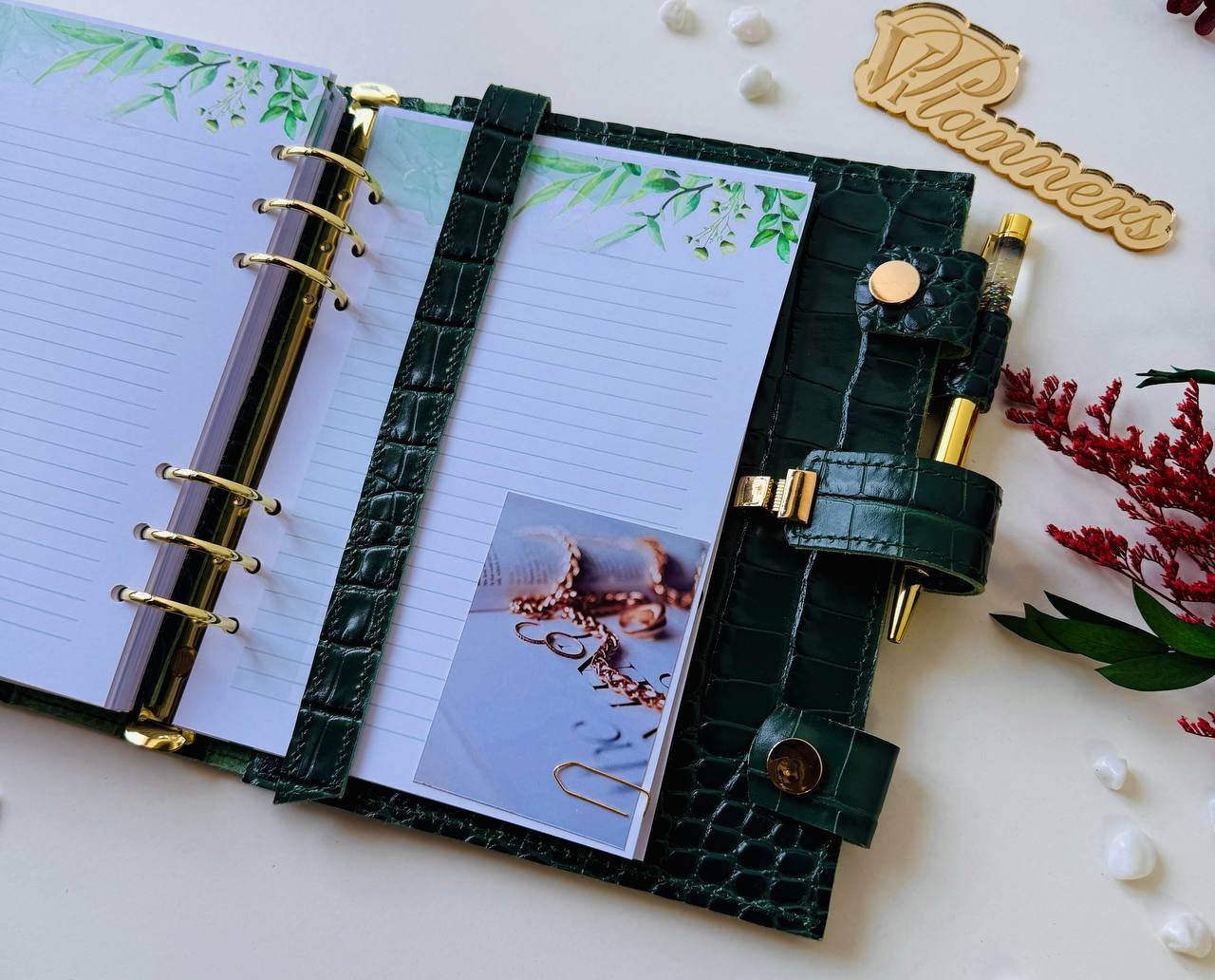 3in1 leather notebook cover A5 just for documents A5 format.