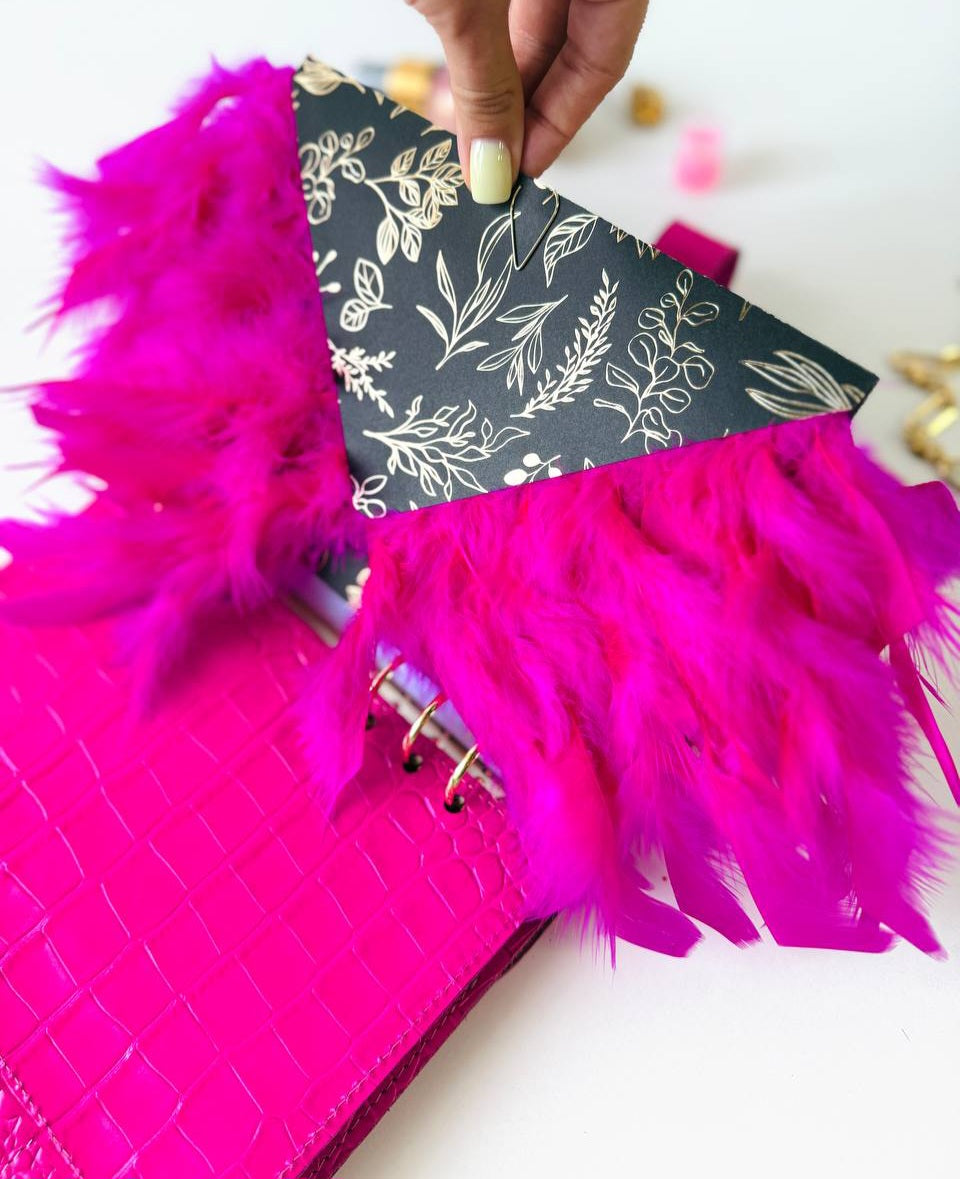 Ροζ Luxe Α5 Planner &amp; Σετ Δώρου 🎁
