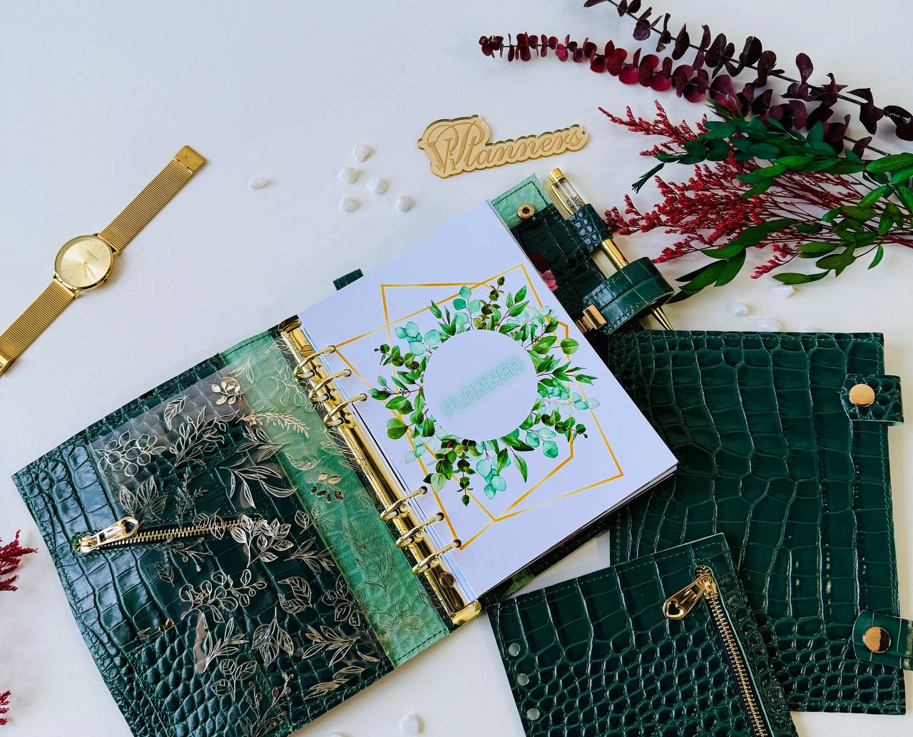 3in1 leather notebook cover A5 just for documents A5 format.