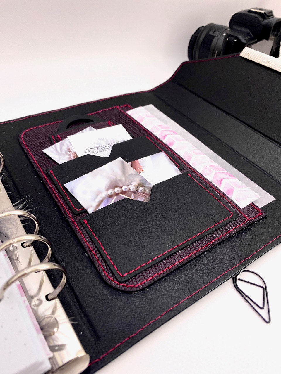 Cyprus,  Limassol. Italian Leather Planner A5, gift for her, perfect planner, Ring Planner Agenda A5 Six Ring Planner and Ring Personal Planner.