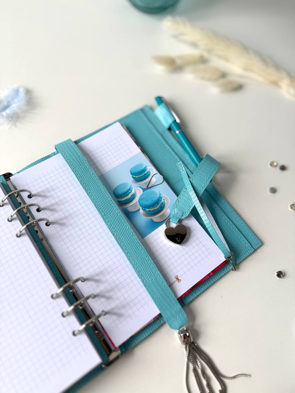 Natural Italian Leather Planner A5, Ringbuch a5, Leather template, A5 ring binder,Binder a5,Leather wallet template,Binder wallet.