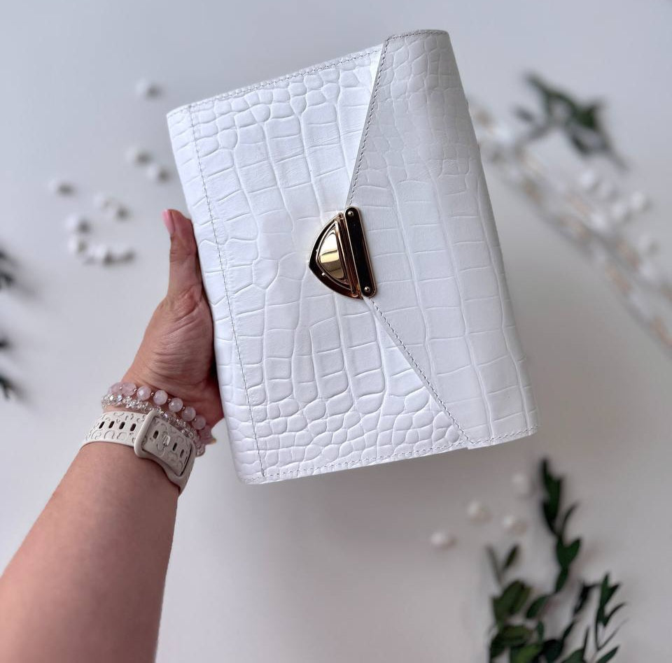 Leather notebook- bag cover A5.