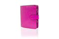 Hot pink Natural Italian Leather Planner A5, gift for her.