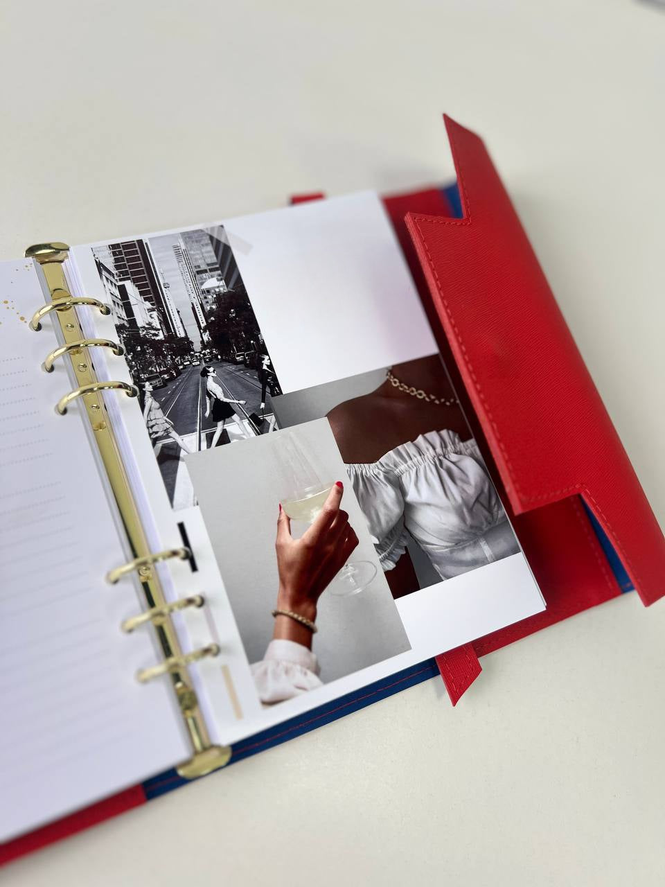 Cyprus, Limassol,  stationery items. Leather notebook cover A5.