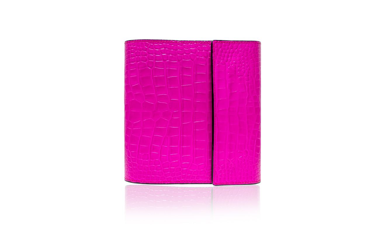 Hot pink Natural Italian Leather Planner A5, gift for her, perfect planner, Ring Planner Agenda A5 Six Ring Planner and Ring Personal Planner.