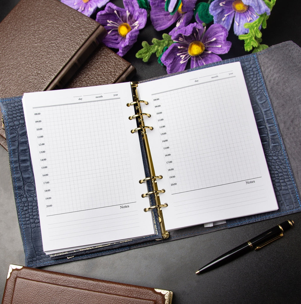 Cyprus, Limassol. Rare blue 3d leather notebook cover A5.