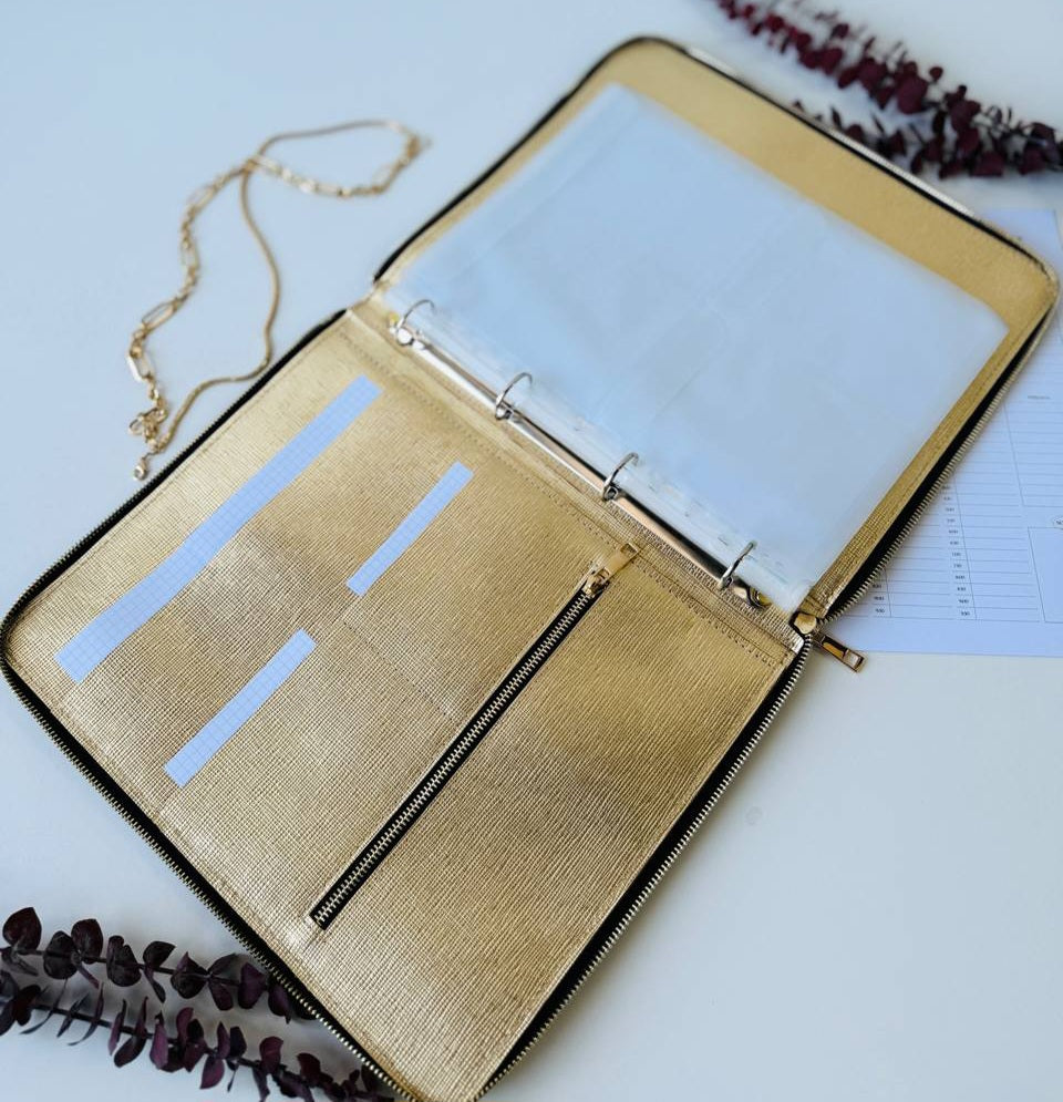 A4 Luxe Leather Organizer Padfolio