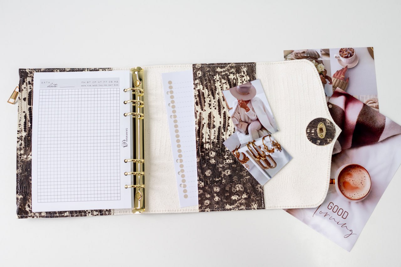 Rare natural Leather notebook cover A5.