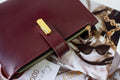 Cyprus, Limassol. Leather cover A5 - for documents A5 and A4 size.