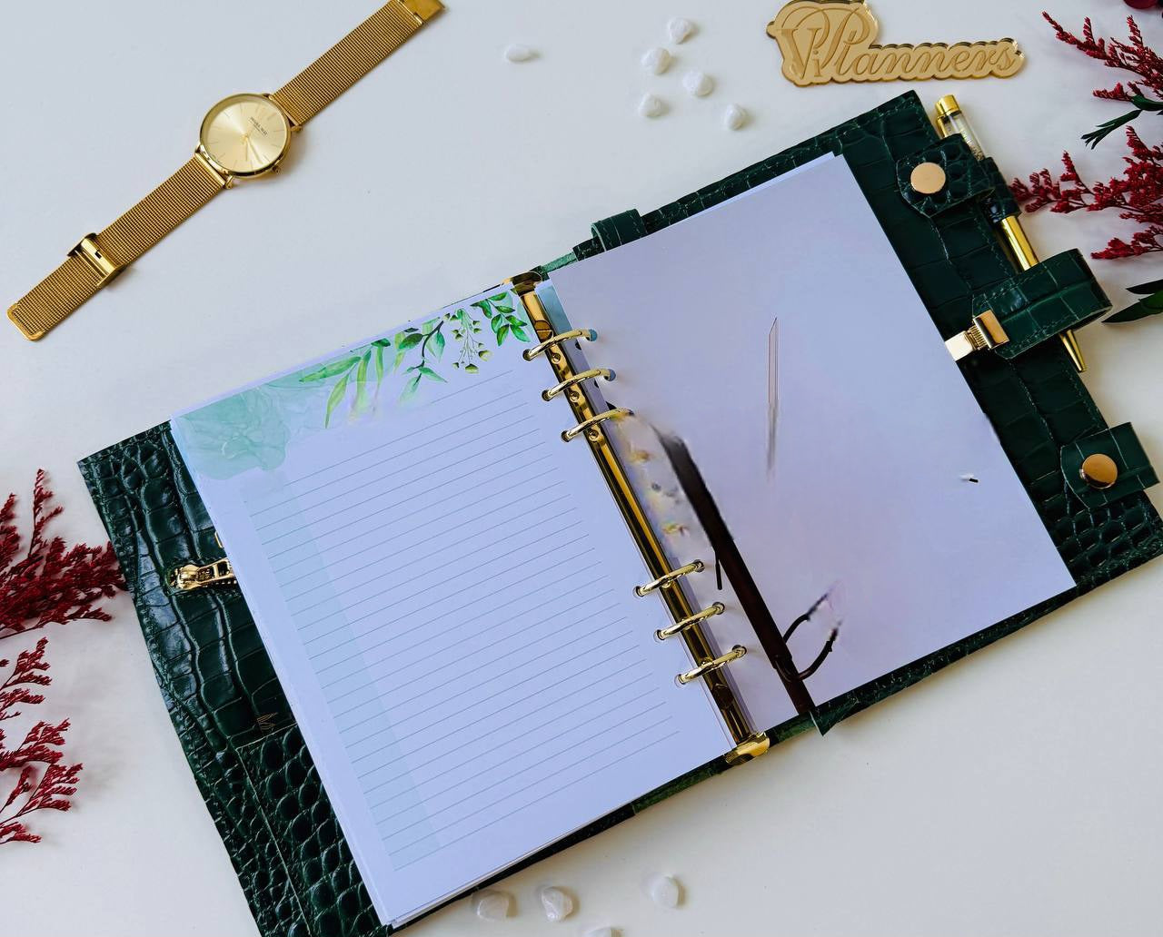 3in1 leather notebook cover A5 just for documents A5 format.