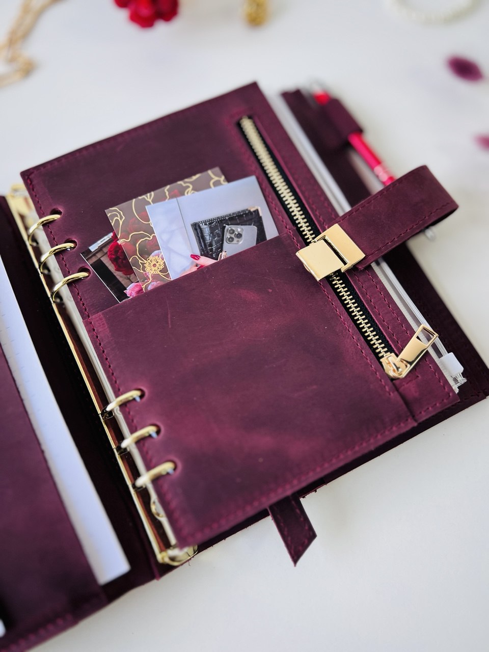 Leather Planner notebook cover A5, Leather Bullet Journal,Leather Sketchbook,Executive Leather Planner,Handmade Leather crazy horse.