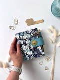 Leather wallet notebook cover mini A7 dated week 2026 big binder.