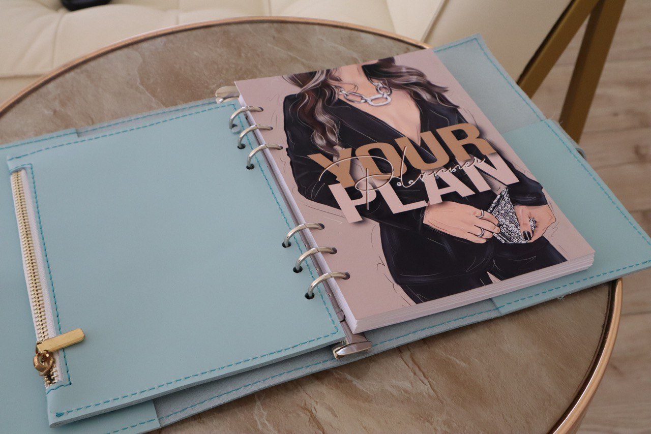 Cyprus, Limassol,  stationery items. Leather notebook cover A5,  classic collection.