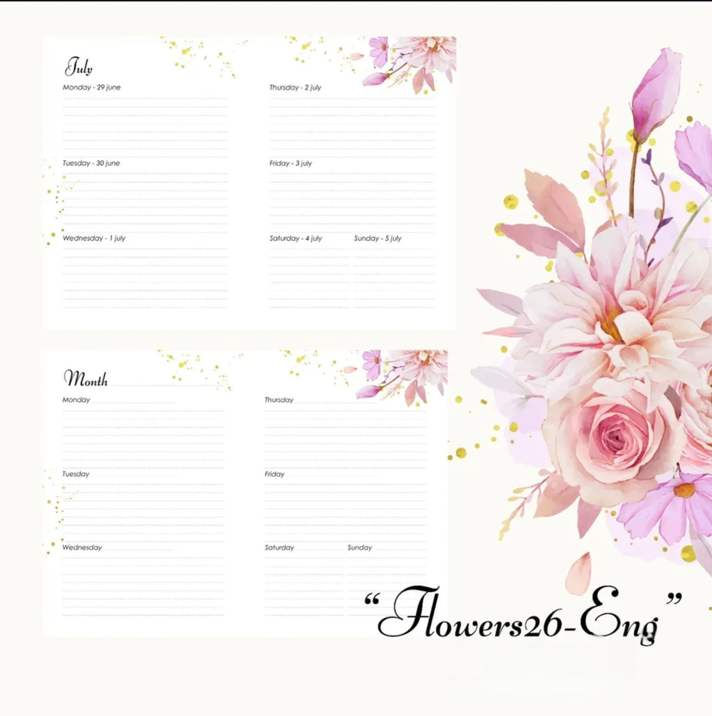 Vivid Pink A5 Leather Notebook Cover