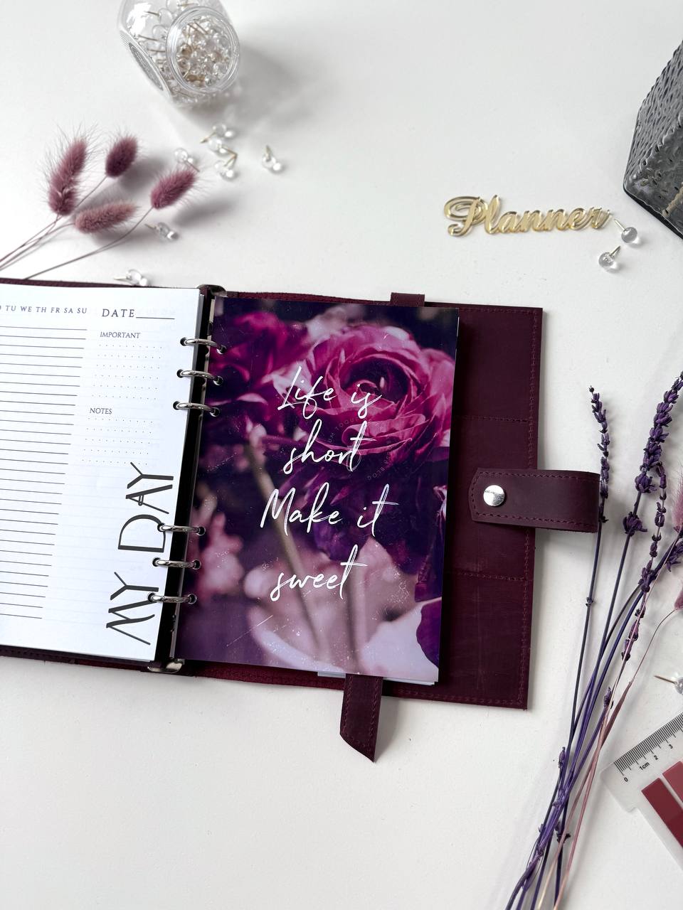 Leather Planner notebook cover A5, Leather Bullet Journal,Leather Sketchbook,Executive Leather Planner,Handmade Leather crazy horse.